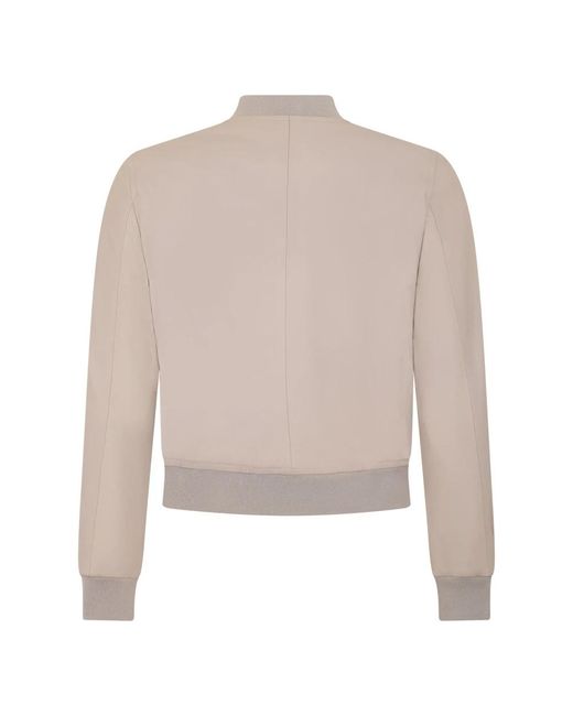 Moorer Natural Bomber Jackets