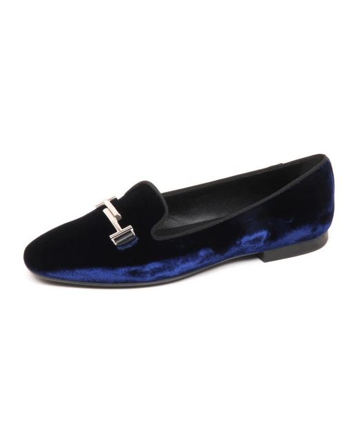 Tod's Blue Loafers