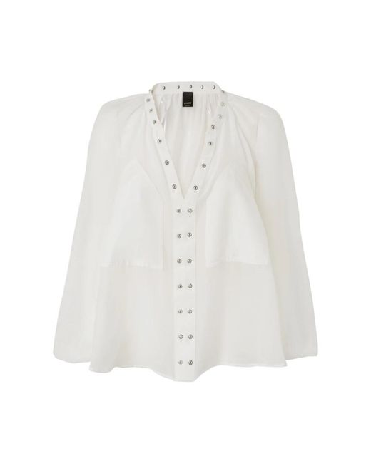 Pinko White Blouses