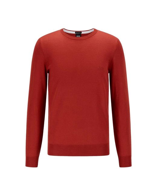 Boss Red Round-Neck Knitwear for men