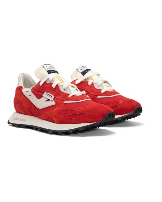 RUN OF Red Sneakers for men