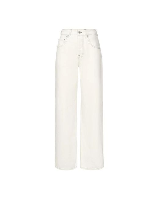 Jacquemus White Wide Jeans