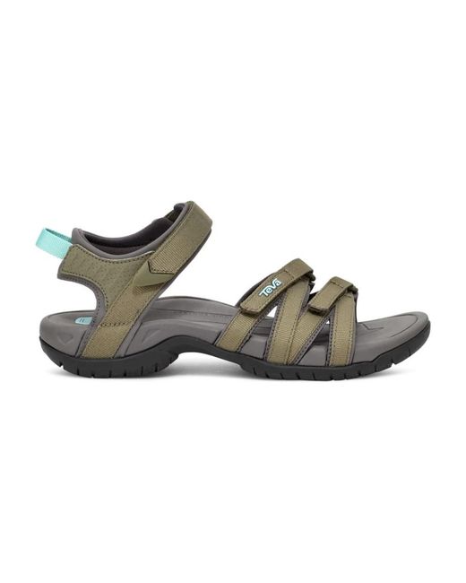 Flat Sandals di Teva in Green