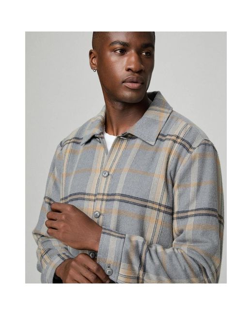 PAIGE Gray Light Jackets for men