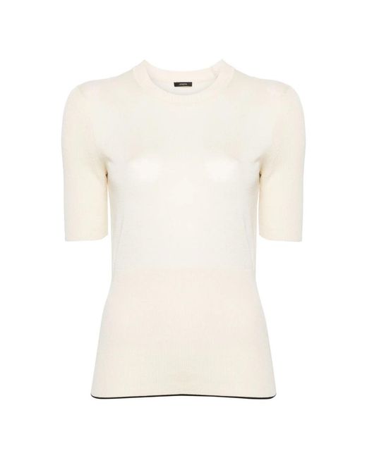 Joseph Natural Round-Neck Knitwear