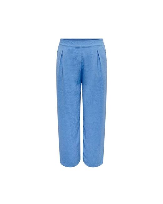 Only Carmakoma Blue Wide Trousers
