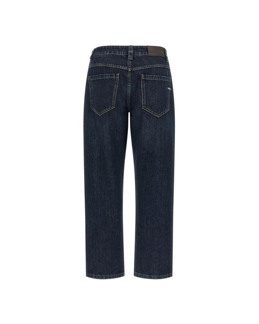Brunello Cucinelli Blue Straight Fit Jeans