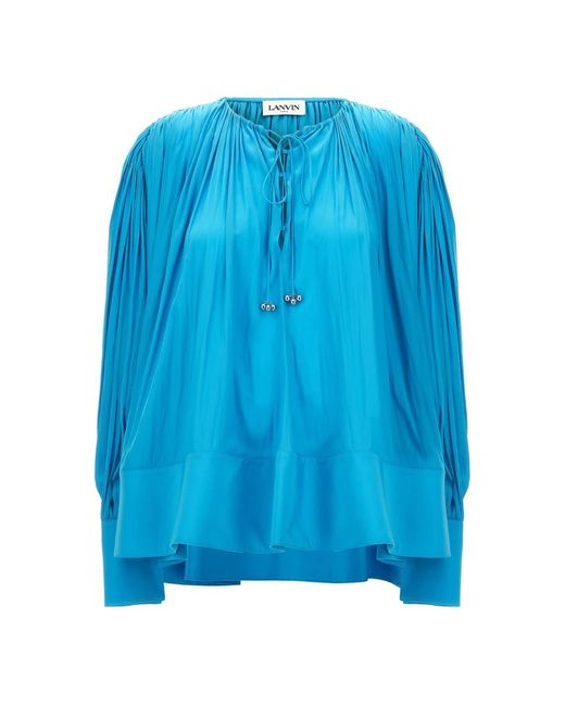 Lanvin Blue Blouses