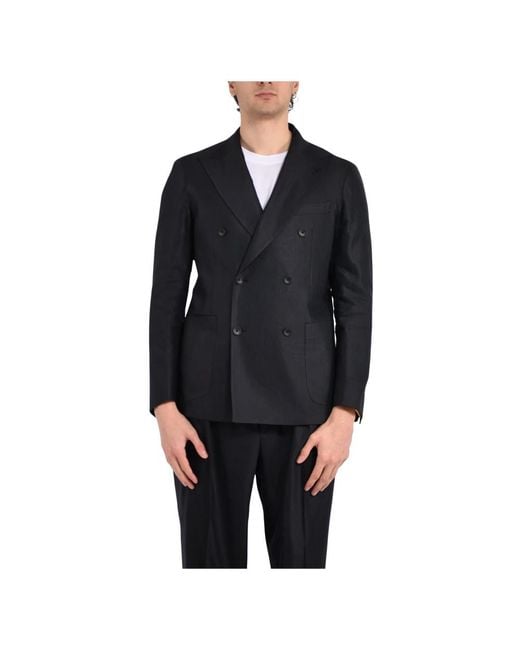 Tagliatore Black Blazers for men