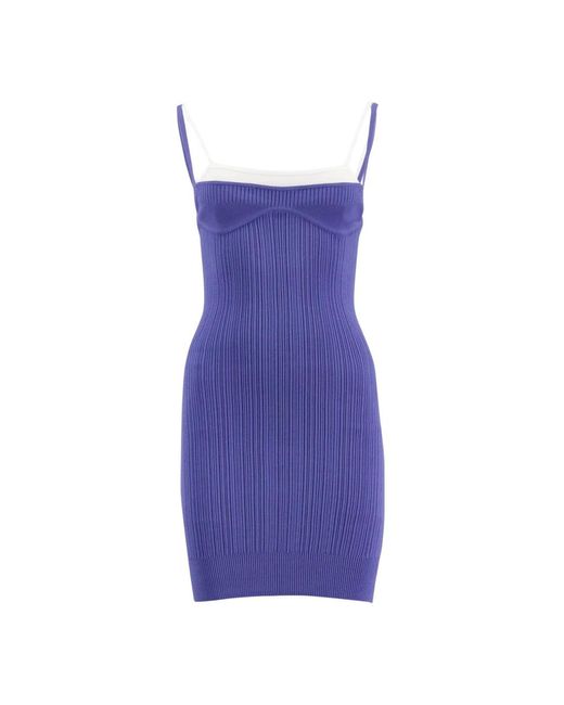 DIESEL Purple Knitted Dresses