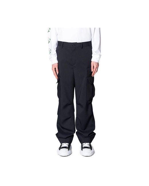 Undercover Schwarze Hose Mit Einzigartigen Designelementen in Blue für Herren
