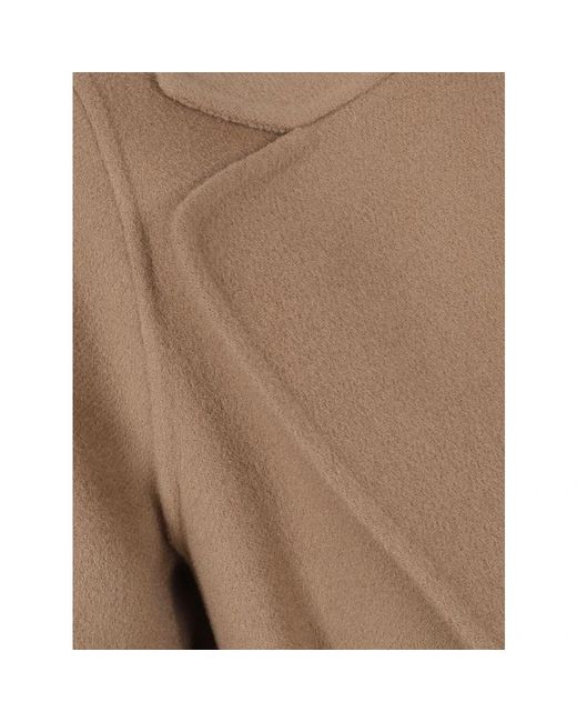 Max Mara Brown Belted Coats