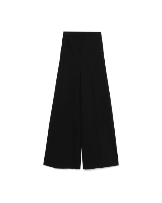 Max Mara Wijde Broek in het Black
