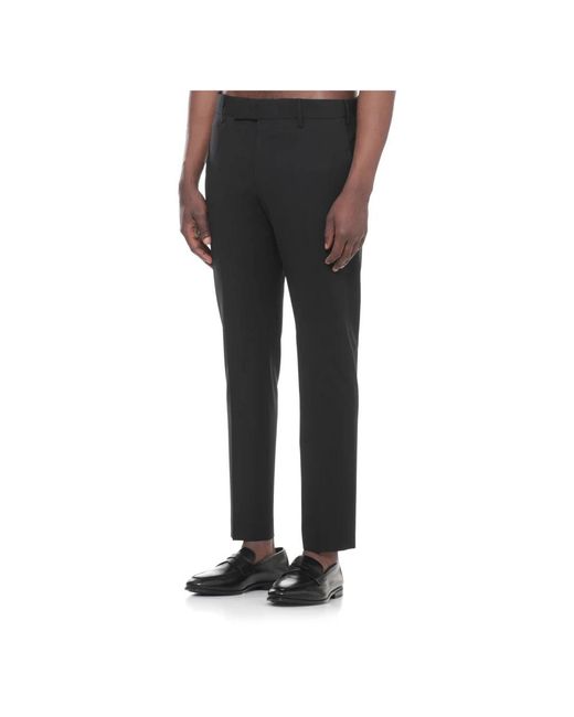 PT Torino Gray Slim-Fit Trousers for men