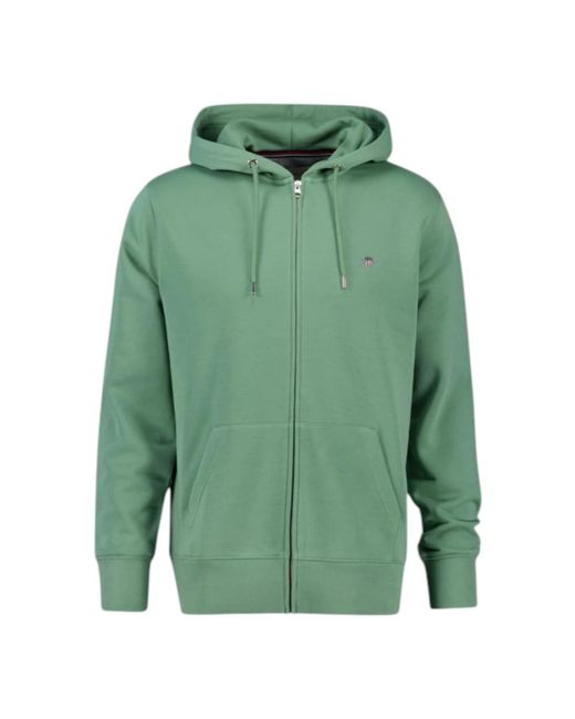 Zip-Throughs di Gant in Green da Uomo