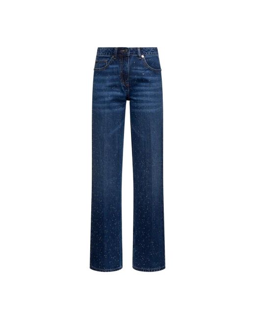 Straight Jeans Silvian Heach de color Blue