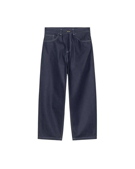 Carhartt Blue Loose Fit Jeans for men