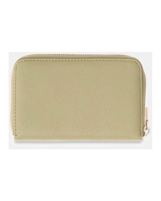 Guess Accessoires ,Groen ,Laurel Ii Slg Petite Wallet in het Natural