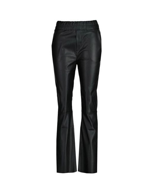 10Days Black Wide Trousers