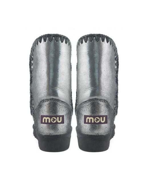 Mou Gray Winter Boots