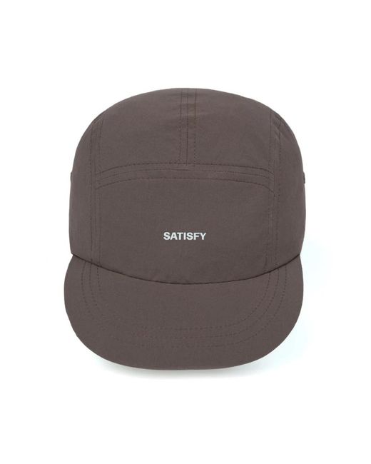 Satisfy Accessoires ,Bruin ,Caps in het Gray voor heren