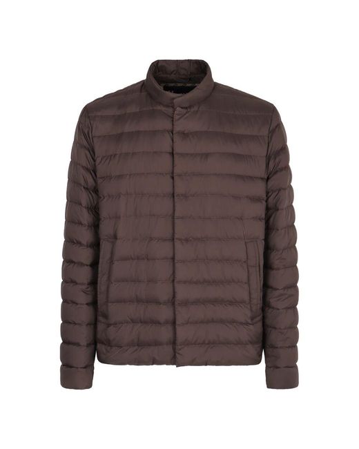 Herno Gepolsterte daunenjacke in Brown für Herren
