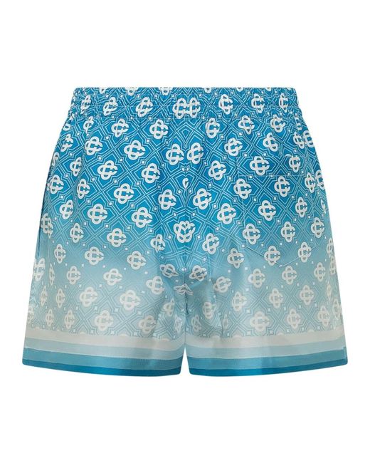 Casablanca Blue Short Shorts