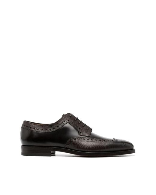 Ferragamo Brown Business Shoes for men