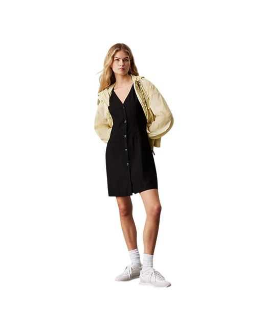 Calvin Klein Black Short Dresses