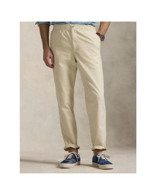 Polo Ralph Lauren Natural Straight Trousers for men