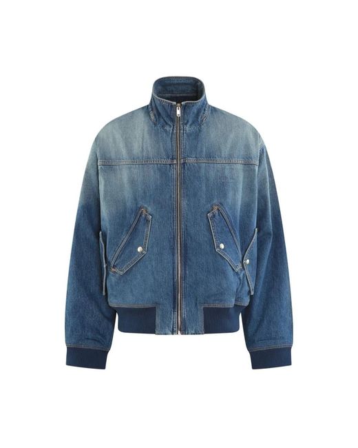 Givenchy Blue Denim Jackets for men
