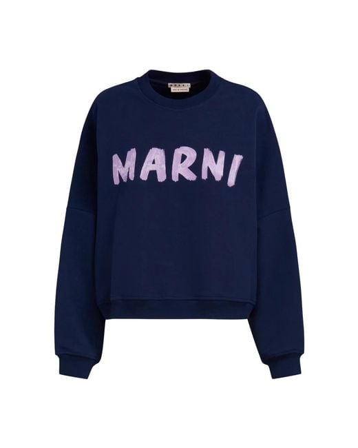 Marni Blue Sweatshirts
