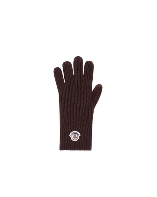 Moncler Purple Wollhandschuhe