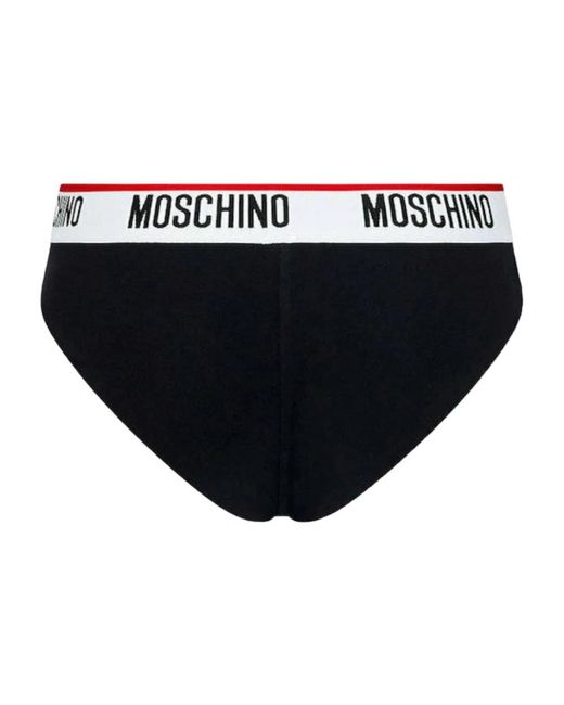 Bottoms Moschino de color Black