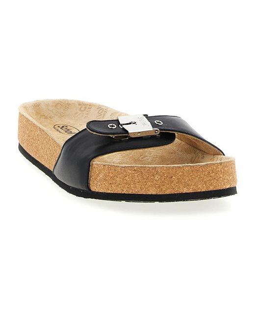 Balenciaga Black Sliders