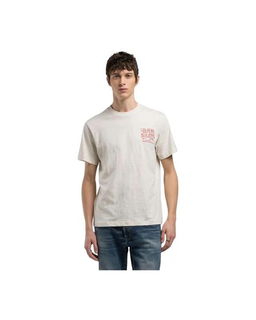 Replay T-Shirts in het Gray voor heren