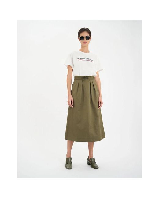 Midi Skirts di Ines De La Fressange Paris in Green