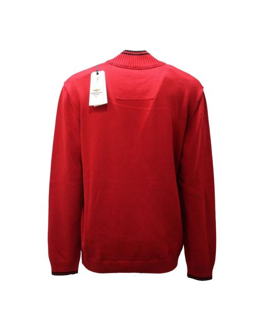 Aeronautica Militare Red Turtlenecks for men