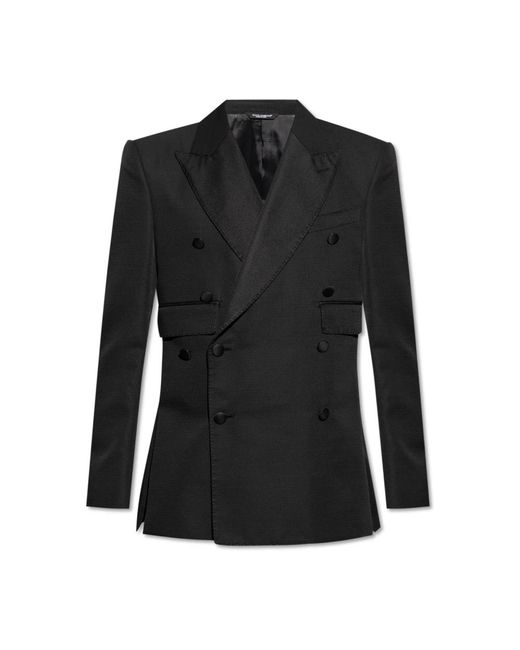 Dolce & Gabbana Black Blazers for men