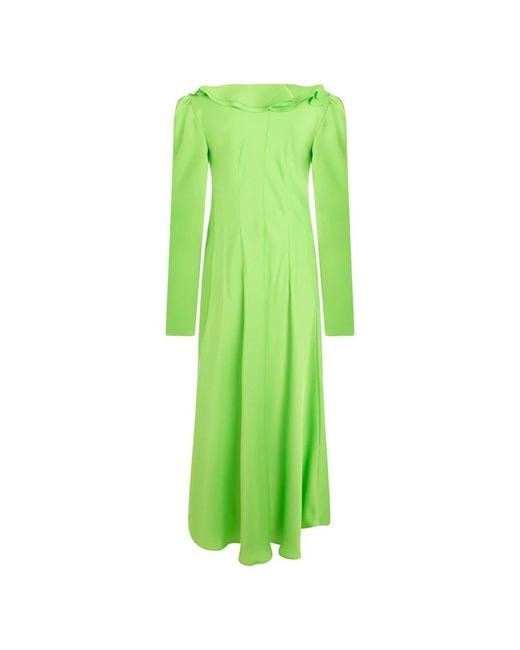 Philosophy Di Lorenzo Serafini Green Maxi Dresses