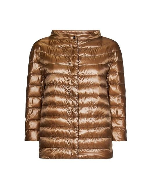 Herno Brown Down Jackets