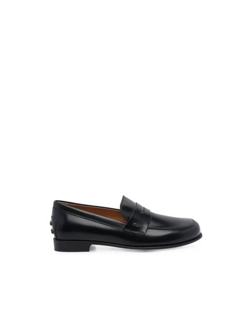 Tod's Black Loafers