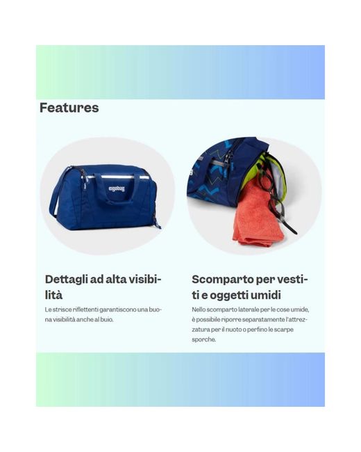 Weekend Bags ergobag en coloris Green