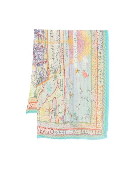 Faliero Sarti Multicolor Scarves