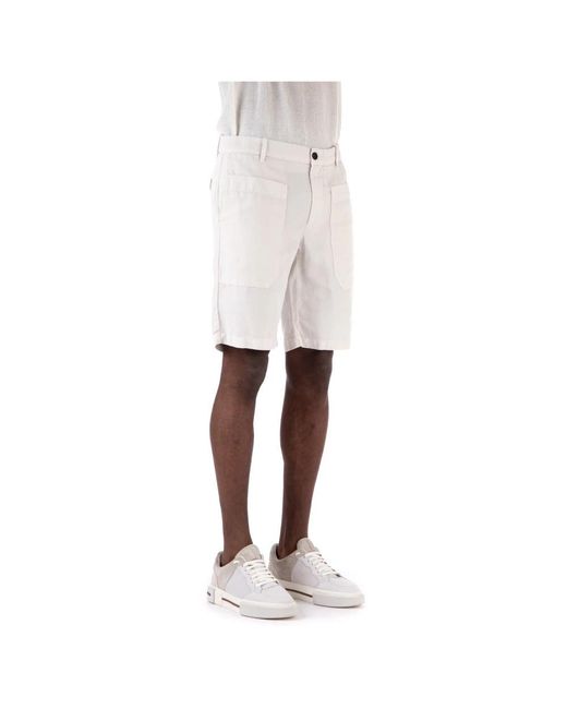 Eleventy White Casual Shorts for men