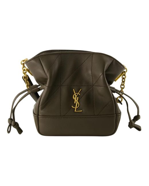 Saint Laurent Green Bucket Bags