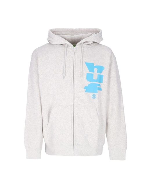 Zip-Throughs di Huf in White da Uomo