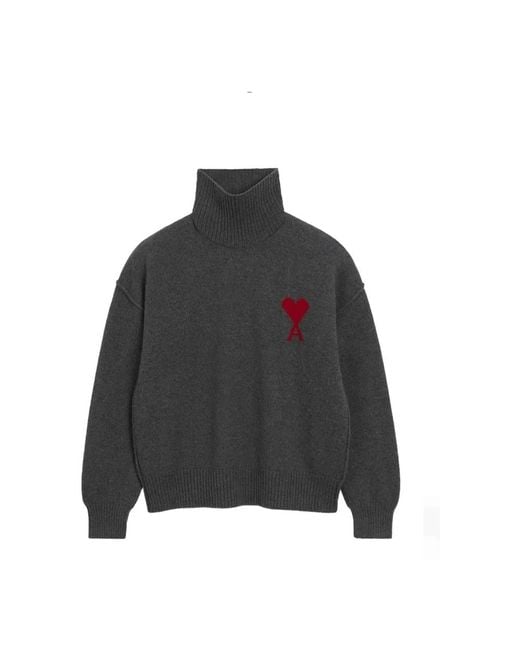 AMI Black Turtlenecks for men