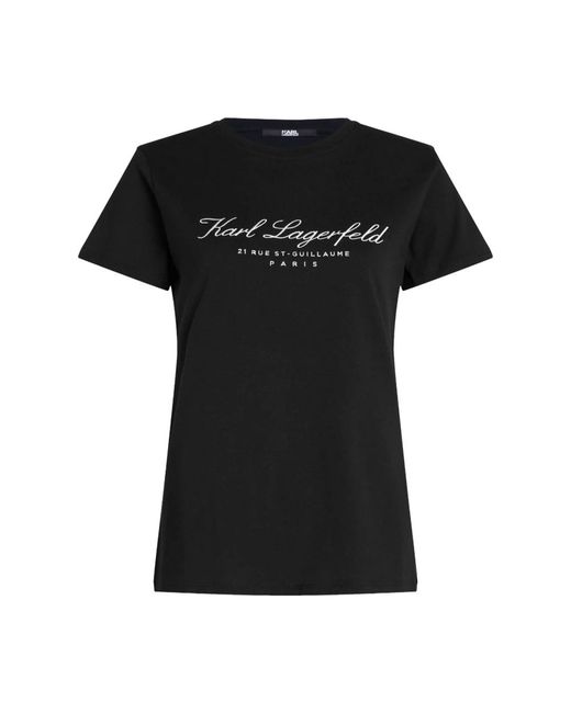 Karl Lagerfeld Black T-Shirts