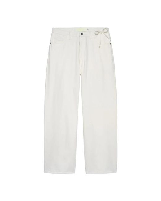 New Amsterdam Surf Association White Wide Jeans for men